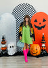 Lime/Green Gingham Mini Dress (Reg.)