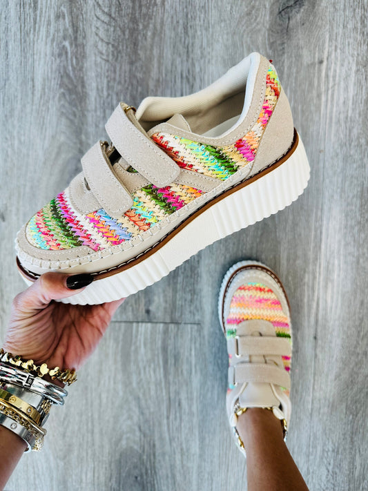 Pink Multi What A Charmer Sneakers