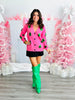 Sequin Trees Pink Cardigan (Reg & Plus)