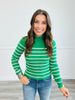 Striped Sensation Sweater Top (Reg)-8 Colors