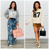 Lace Number 87 Sweater Top (Reg.)-2 Colors