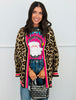 Pink Pop Leopard Cardigan (Reg & Plus)