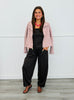 Dusty Pink/Brown Suede Polka Dot Jacket (Reg.)
