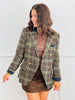 Green Plaid Autumn Haze Blazer (Reg)
