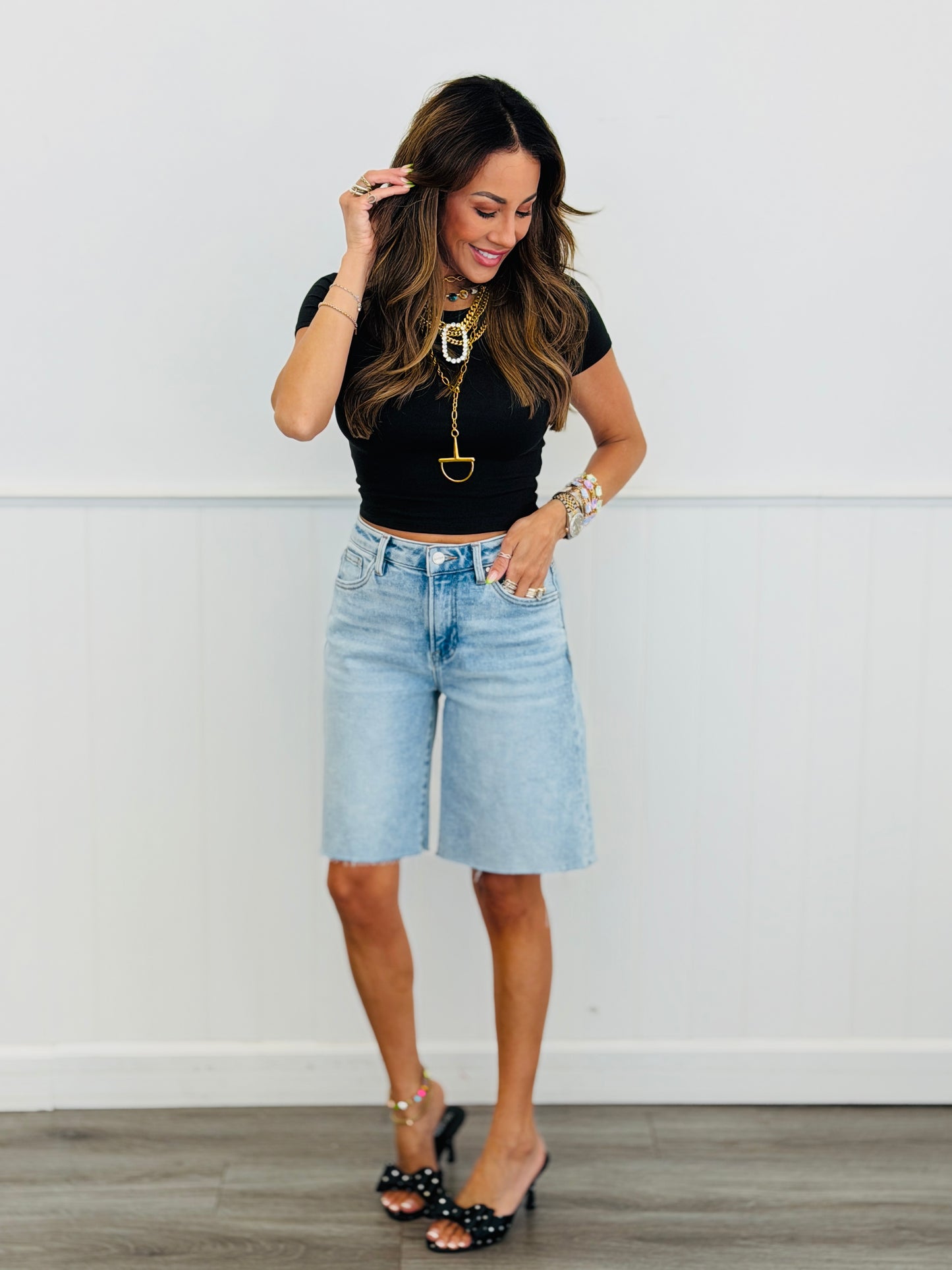 Risen Seaside Chic Bermuda Shorts (Reg. and Plus)