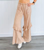 Latte Eyelet & Ruffle Wide Pants (Reg.)