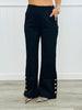 Dear Scarlett Magic Gold Button Wide Leg Pants (Reg. and Plus) - 7 Colors