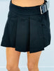Black Denim Side Buckle Skort (Reg.)