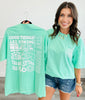 Spring Green Happy Days Ahead Tee (Reg.)