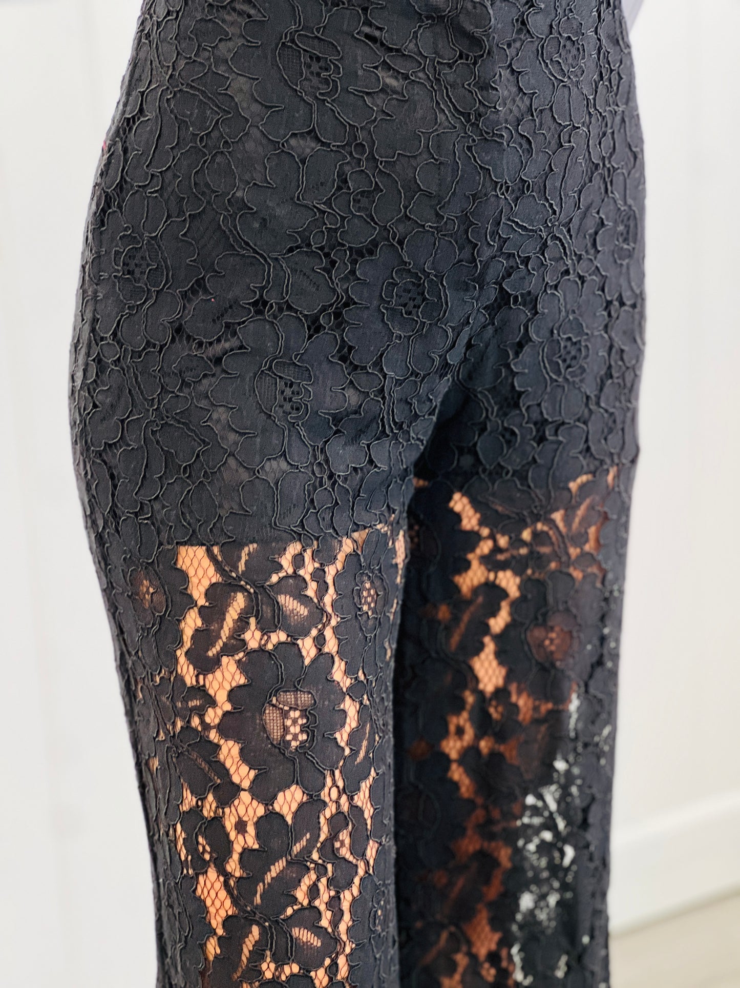 Black Lace Trousers (Reg.)