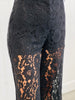Black Lace Trousers (Reg.)