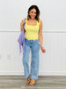 Risen Let It Grow Embroidered Crop Jeans (Reg & Plus)