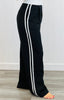 Black Side Stripe Pants (Reg.)