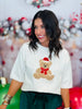 Christmas Teddy Bear Sweater Top (Reg.)