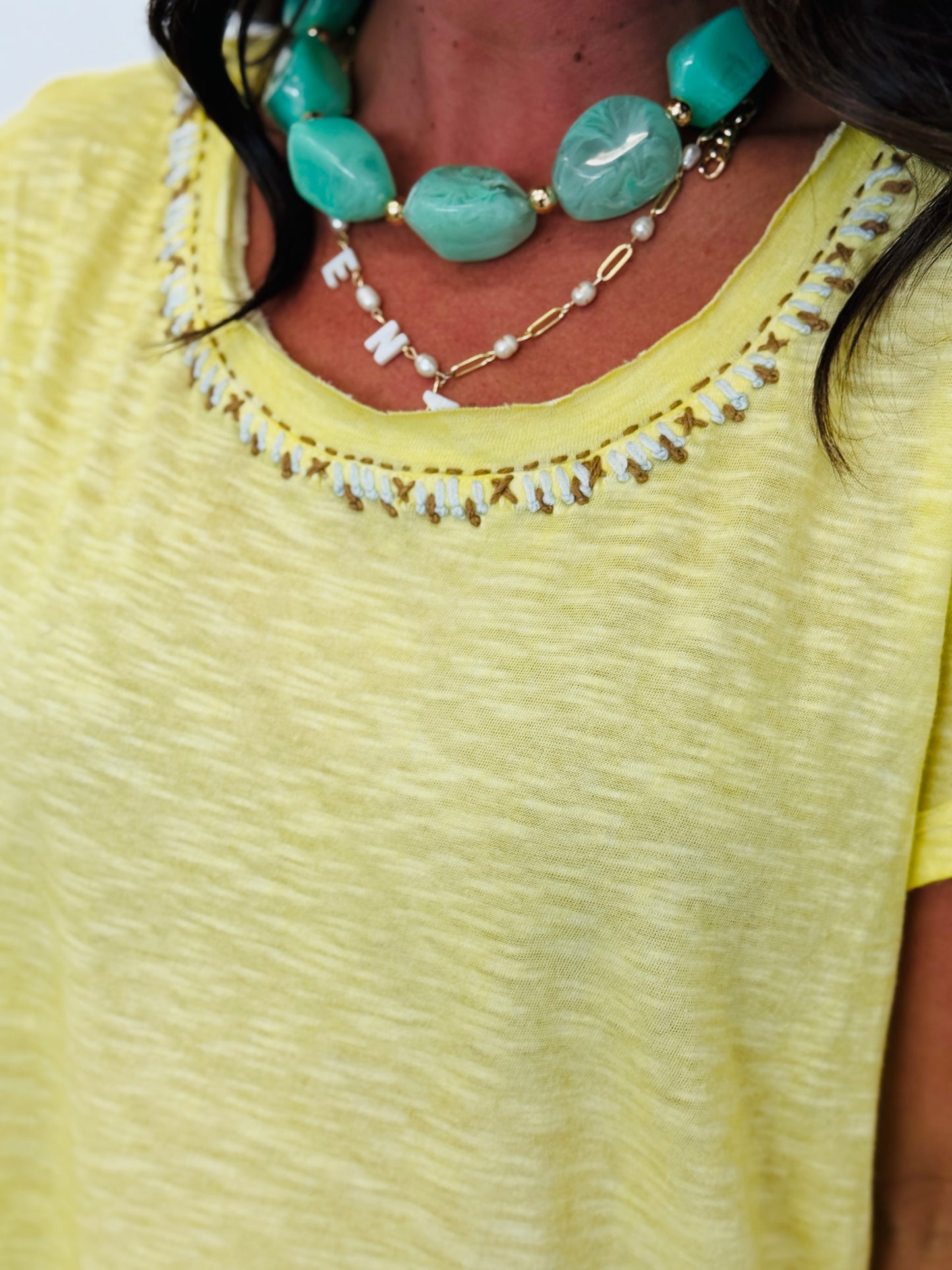 POL Accent Trim Slub Tee (Reg.)- 5 Colors