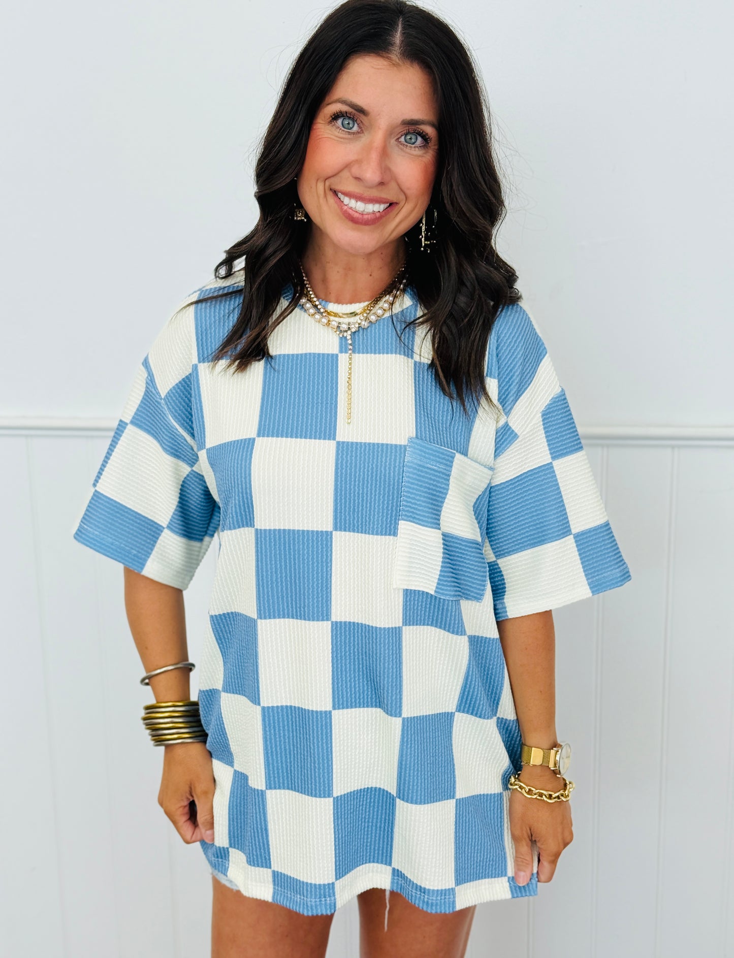 Big Checkerboard Top (Reg.)-8 Colors