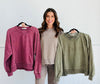 Mineral Washed French Terry Pullover (Reg. and Plus) - 3 Colors