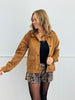 Classic Tailored Suede  Jacket (Reg.)-2 Colors