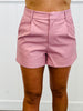 Faux Leather Shorts (Reg.)-4 Colors