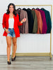 Dear Scarlett Gold Button Blazer (Reg. and Plus) - 7 Colors