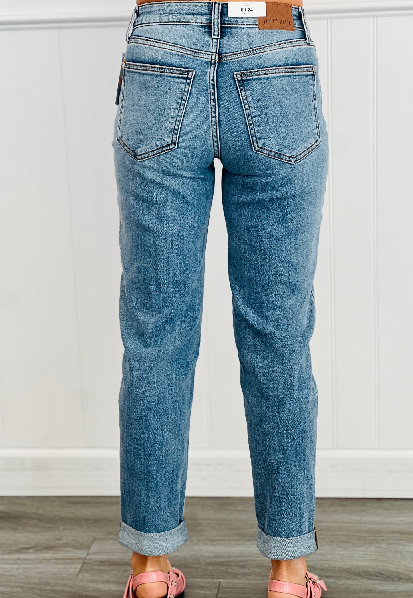 Judy Blue Mid-Rise Boardwalk Boyfriend Jeans (Reg. and Plus)
