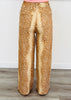 Animal Printed Denim Pants (Reg)
