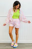 Light Pink Floral Shorts (Reg.)