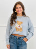 Teddy Bear Cherry Sweater (Reg)-2 Colors
