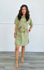 Peace Patch Jersey Tunic Dress (Reg. and Plus) - 2 Colors