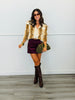 Bambi Deer Print Faux Fur Jacket (Reg.)