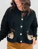 Black Duck Button Up Cardigan (Reg.)