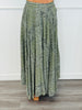 Olive Bandana Maxi Skirt (OS)
