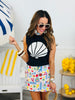 Coastal Seashell Sleeveless Knit Top (Reg.)-2 Colors