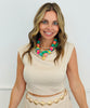 Champagne Crop Top Maxi Skirt Set (Reg.)