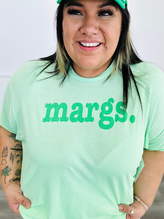 Green Margs. Graphic Tee (Reg. and Plus)