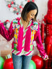 Queen Of Sparkles Pink Peppermint Nutcracker Cardigan (Reg. and Plus)