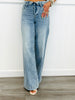 Judy Blue Retro Rebel Wide Leg Fold Over Jeans (Reg. and Plus)