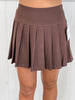 Scuba Modal Pleated Active Skort (Reg & Plus)-2 Colors