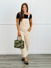 Oat Corduroy Barrel Overalls (Reg.)