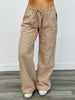 Effortless Yarn Dye Striped Pants (Reg)-2 Colors