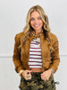 Suede Zip Up Jacket (Reg.)- 2 Colors