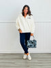 Ivory Sherpa California Half Zip Top (Reg.)