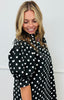 Black Polka Dot Cutie Mini Dress (Reg.)