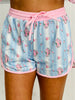 Pink/Blue Anorak Sweatshirt & Shorts Set (Reg.)