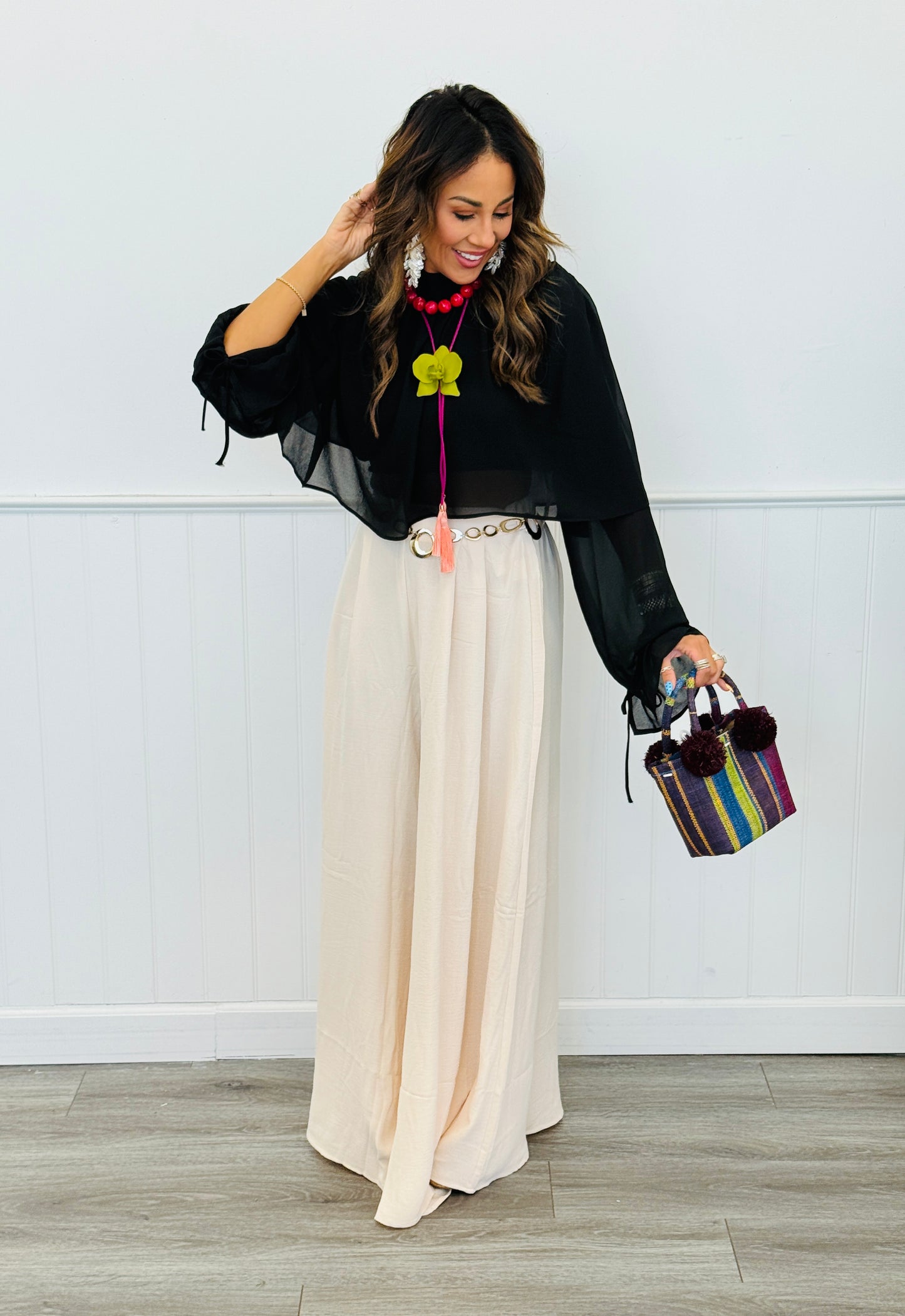 Ivory Wide Leg Pants (Reg.)