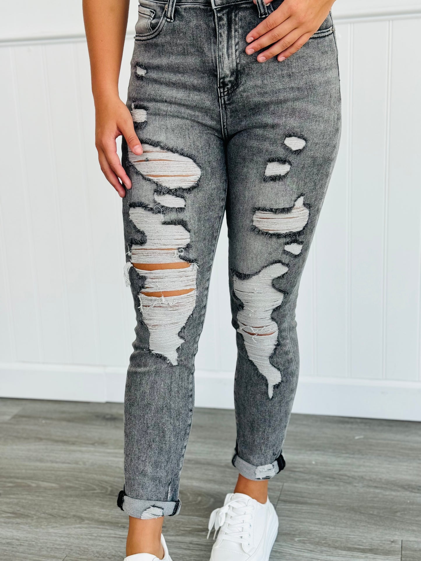 Risen When Skies Are Grey Skinny Jeans (Reg & Plus)