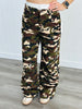 Beige Double Waisted Camo Pants (Reg.)