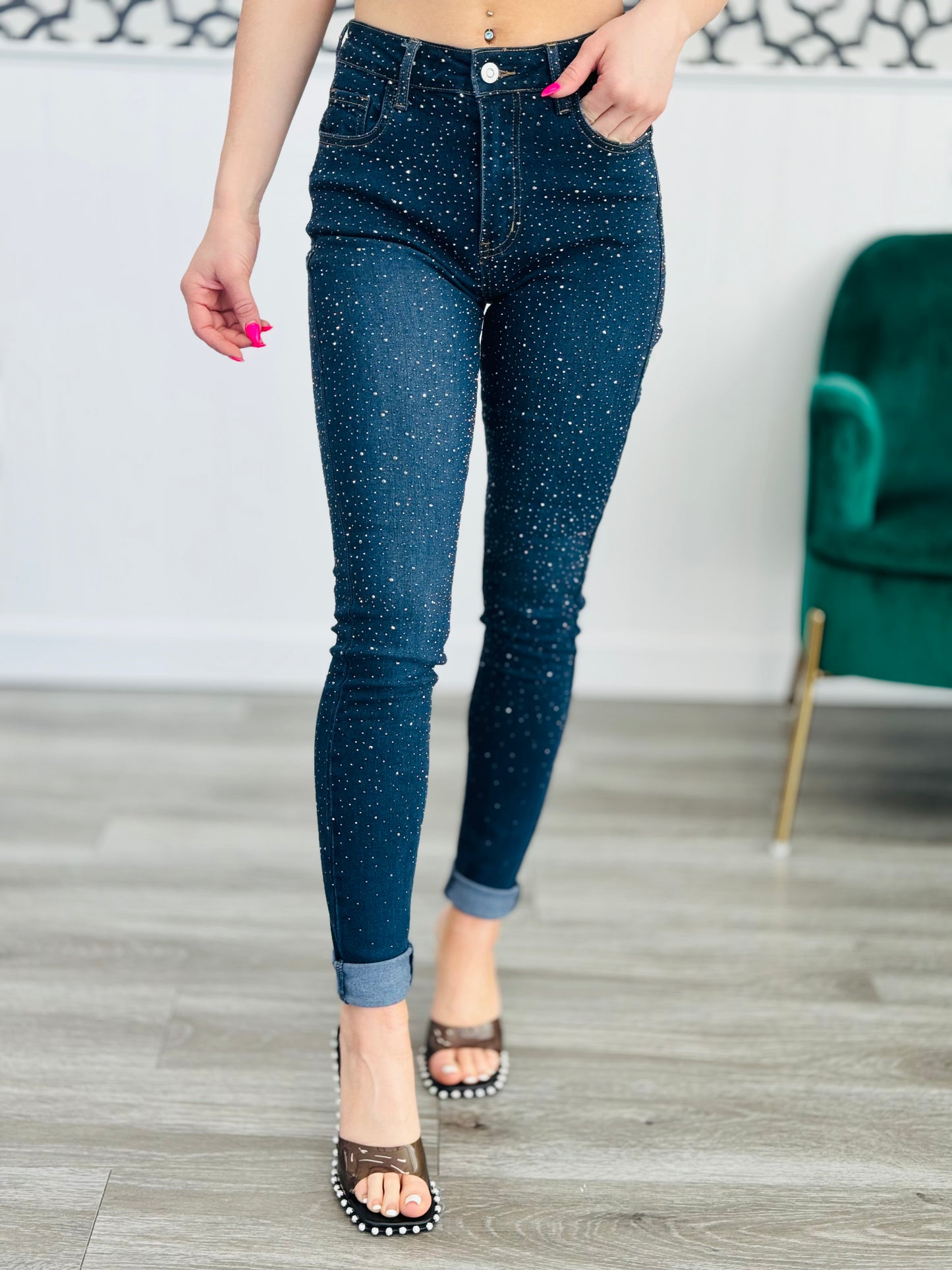 Tis' The Season To Sparkle Jeans (Reg)