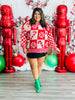 Red Christmas Candy Blocks Sweater (Reg)