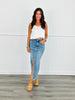 White Double Strap Blouse (Reg.)